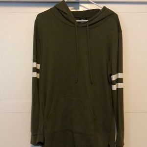 Green long Hoodie